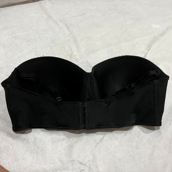 Sweet Nothings Black Strapless Underwire Full Coverage Bra Women’s 42DD - Picture 7 of 9